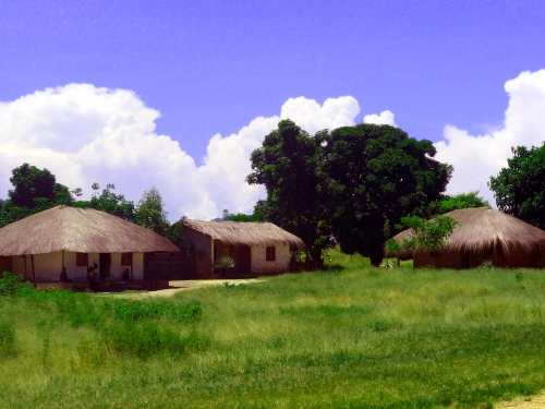 Aldeia no Malawi